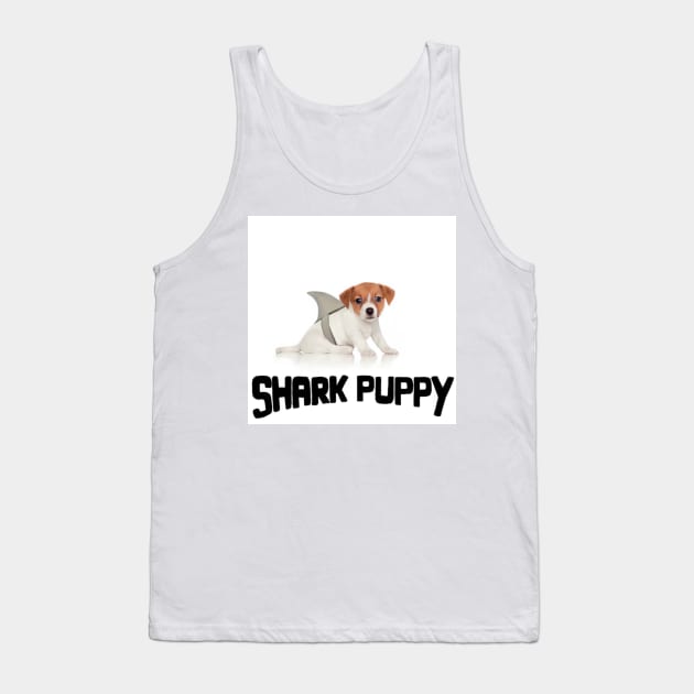 Shark Puppy Tank Top by crystaldye